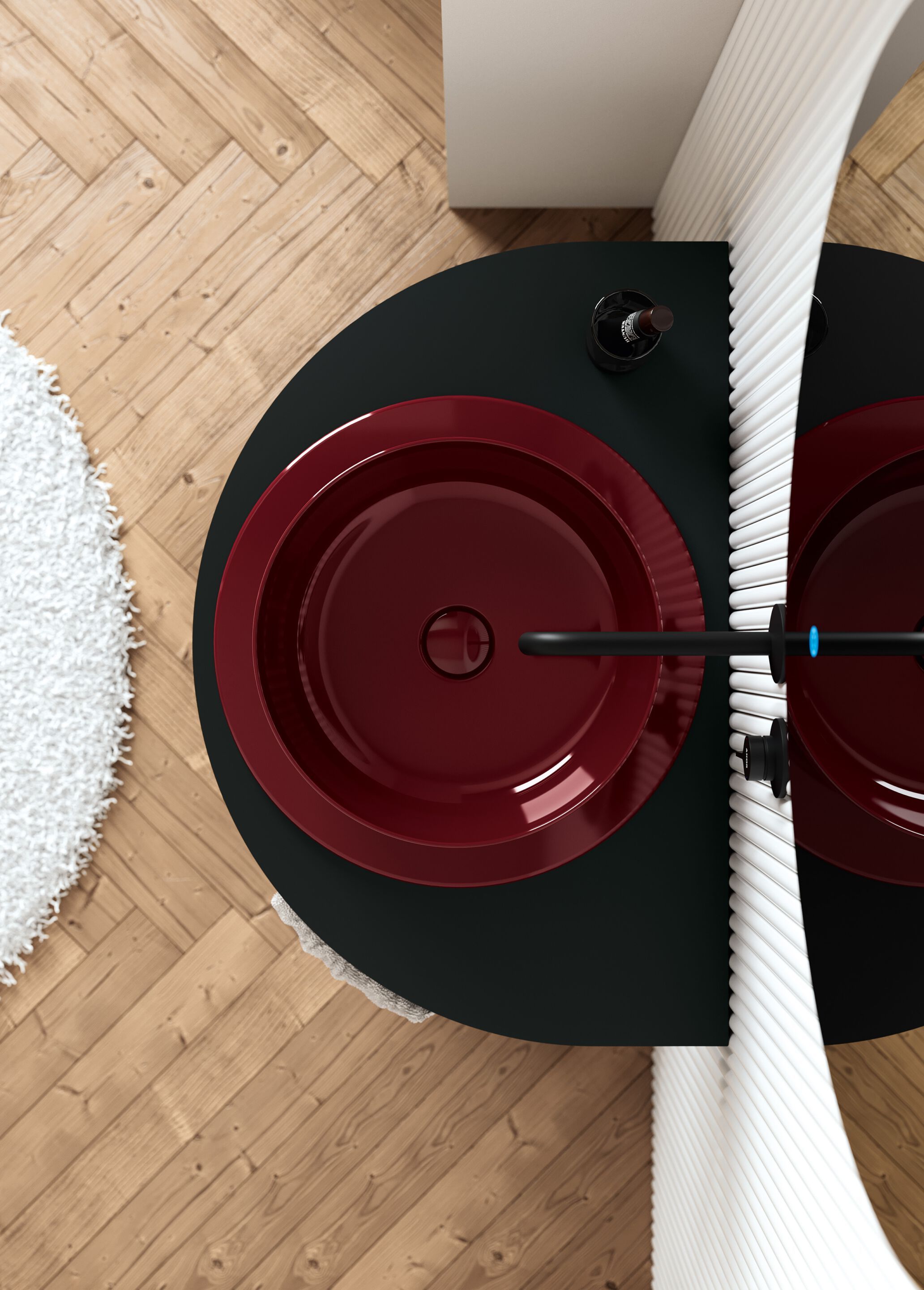 Металлическая консоль для умывальника Scarabeo Ceramiche SESTO ARCH-00150896 - Вид №3