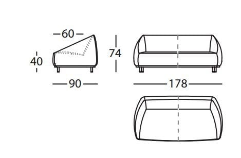 Ткань диван SANCAL ARCH-00051502 - Вид №2