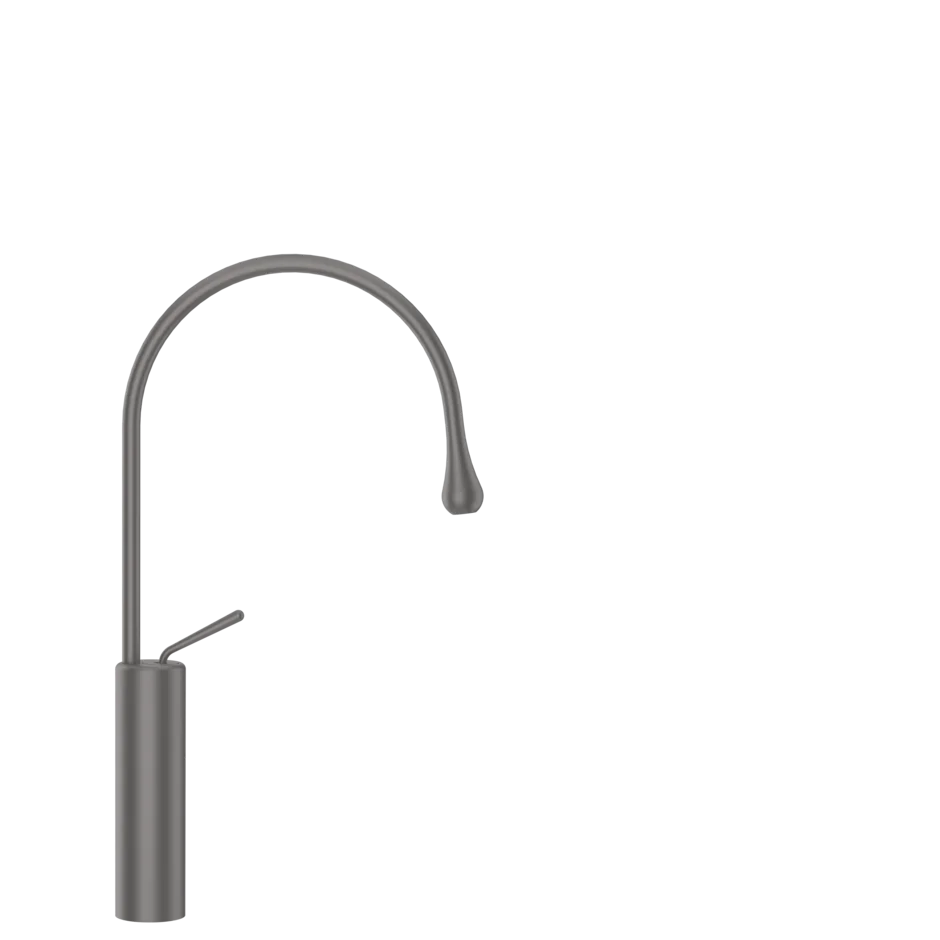 Смеситель для умывальника 33609 126 Gessi Goccia ЧЕРНЫЙ МЕТАЛЛ BR. GHRC 33609126