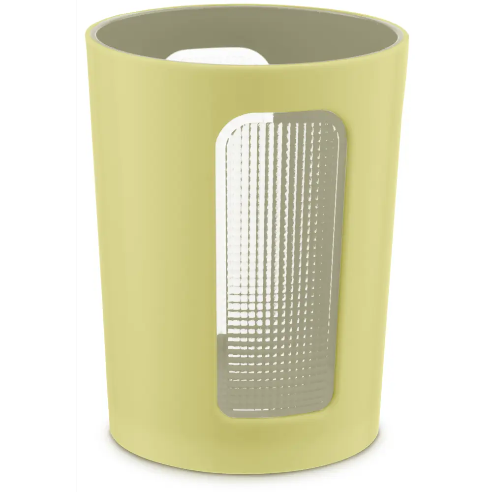 Стакан для зубных щеток Scarlet цвет желтый BEROSSI STLM-2068893