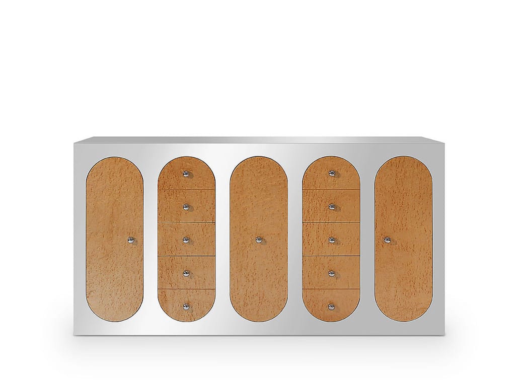 Шкаф из нержавеющей стали с распашными дверями Essential Home CLAIRE ARCH-00072103 - Вид №1