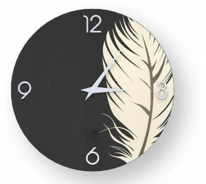 LIGNIS® Настенные часы из инкрустированного дерева Dolcevita nature 10.058 / 10.136