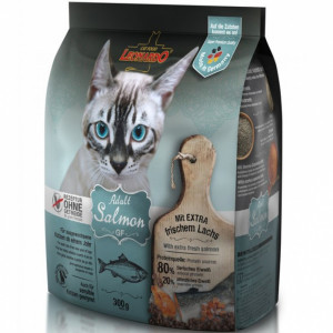 ПР0047255 Корм для кошек GF с чувствительным пищеварением, беззерновой, лосось сух. 300г Leonardo
