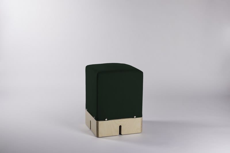 Модульный квадратный пуф из ткани KEIGIO® KEIGIO® 36X36 ARCH-00105122 - Вид №10