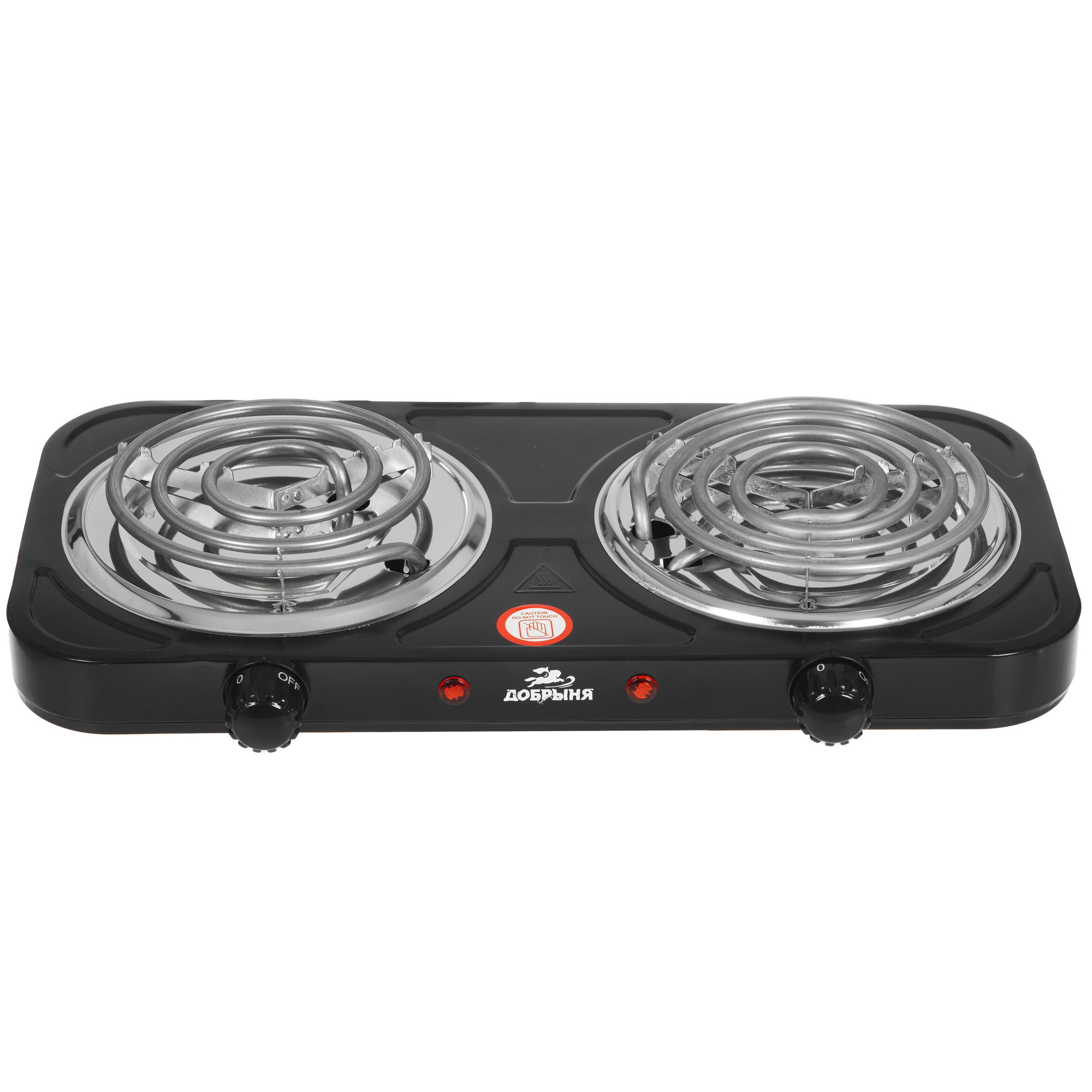 9213026 Плита компактная электрическая Добрыня DO-2212В черный STDN-0055490 - Вид №1