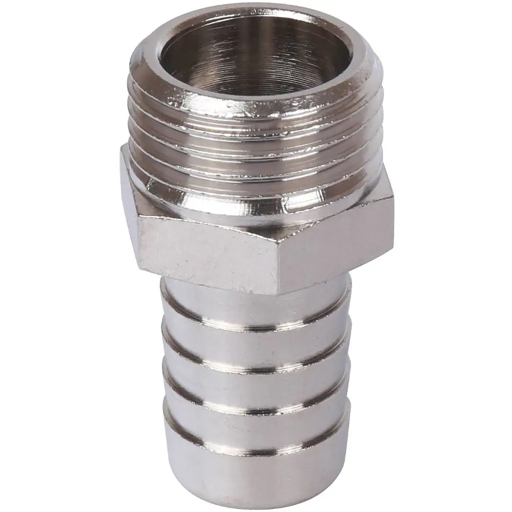 Штуцер Stout 2"x50 мм НР никелированная латунь 84868157 STLM-2159611 