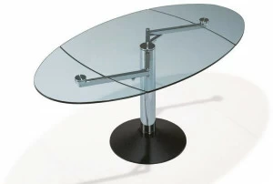 Draenert Раздвижной овальный обеденный стол из стекла Titan