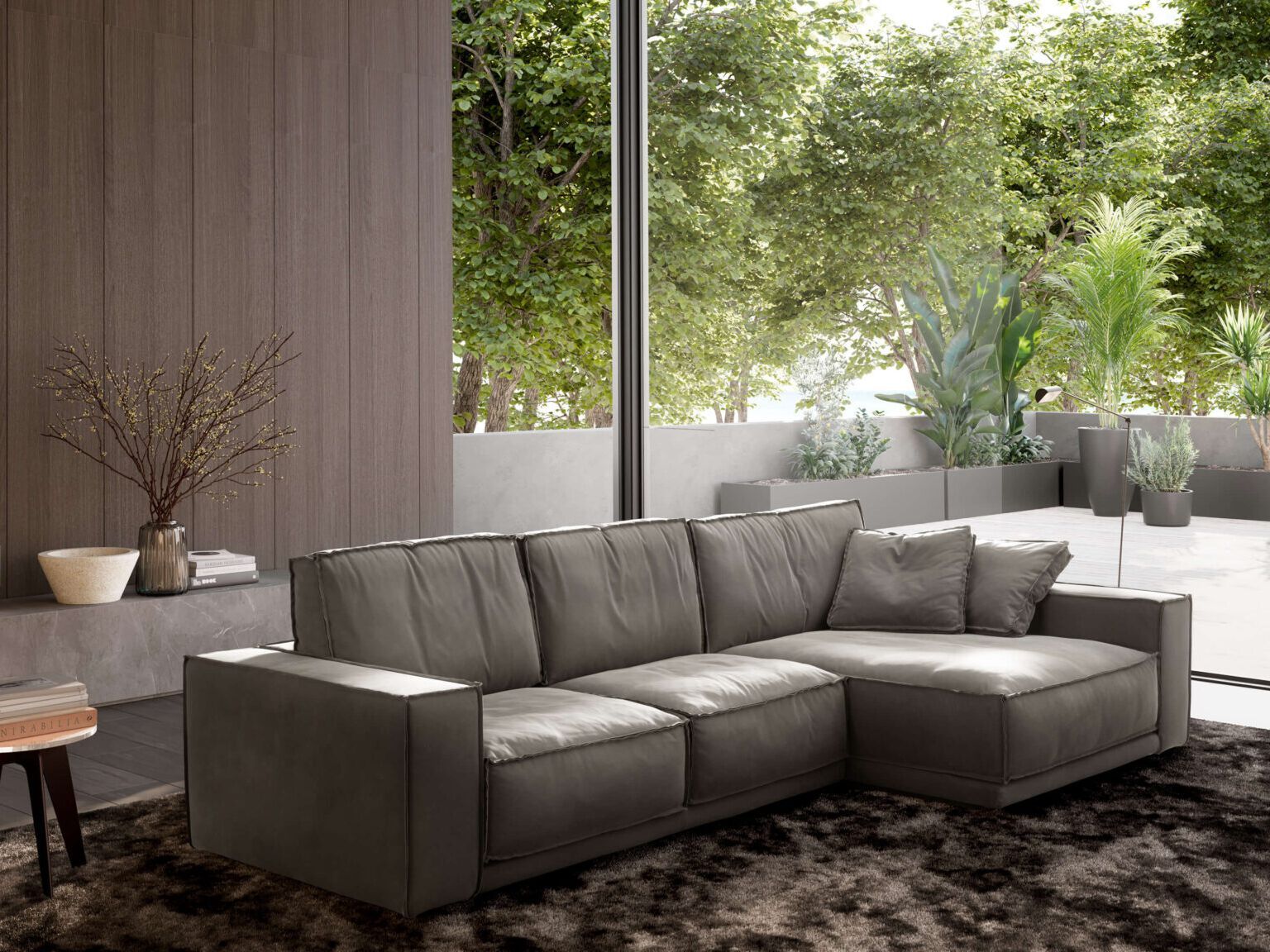 Секционный диван с полуостровом VALENTINI Rafael New ARCH-00121908 - Вид №4