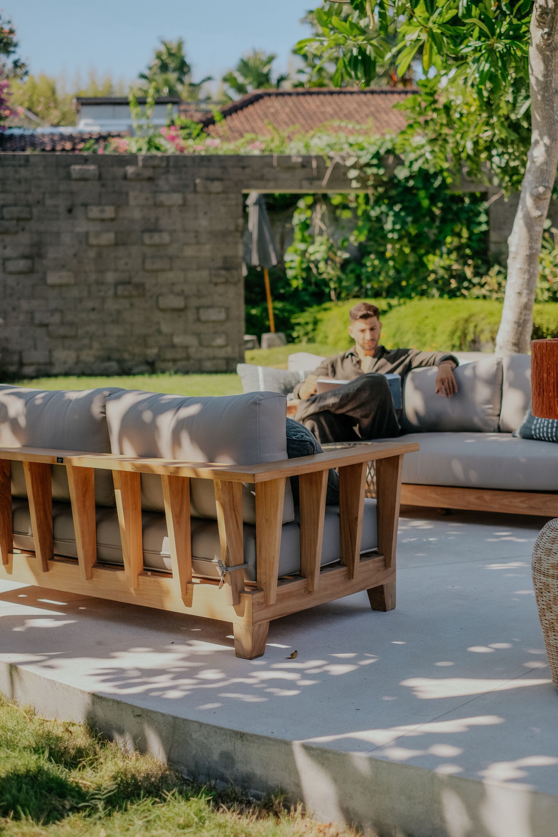 3-местный ТИК садовый диван cbdesign Meet You ARCH-00032829 - Вид №4