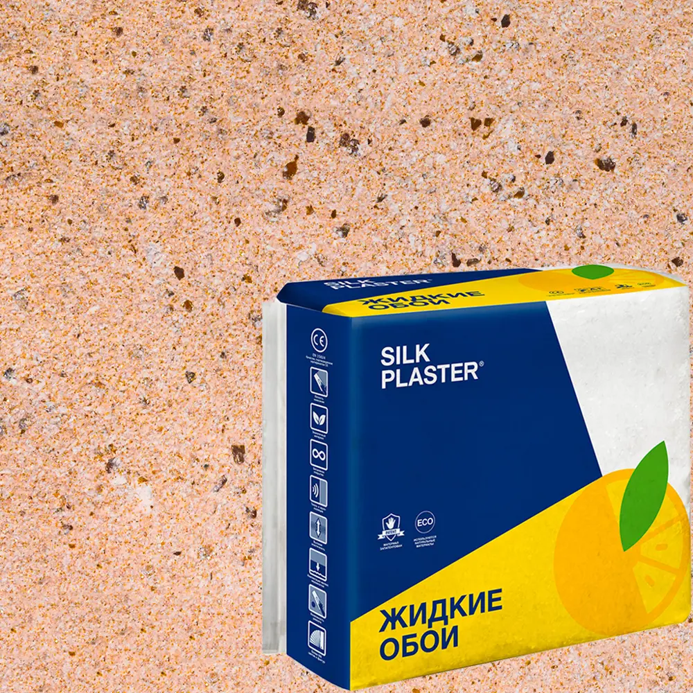 Жидкие обои Silk Plaster Absolute А241 1.44 кг цвет розово-бежевый 82736042 STLM-2129577 