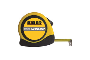 15738318 Рулетка (обрезиненный корпус, 7.5 м х 25 мм) AUTOSTOP 40074 тов-173004 Biber