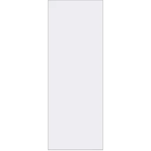 Дверь межкомнатная глухая Invisible 80x220 см цвет белый с замком обратное открытие левая алюминиевая кромка 89433734 STLM-2162110