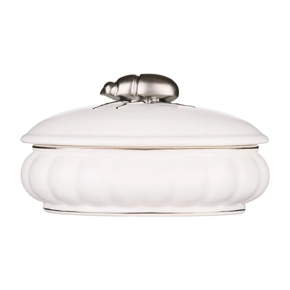 Шкатулка для ватных палочек Buzz Fauna цвет белый Santreyd STLM-2093453