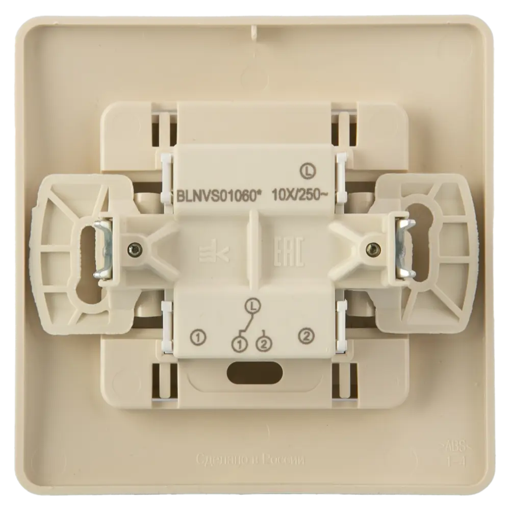 Выключатель проходной встраиваемый Systeme Electric Blanca 1 клавиша цвет бежевый STLM-2179216 - Вид №3