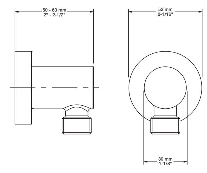 Встраиваемый термостатический набор для душа с душем BARIL PRO-4235-45 ARCH-00147743 - Вид №5