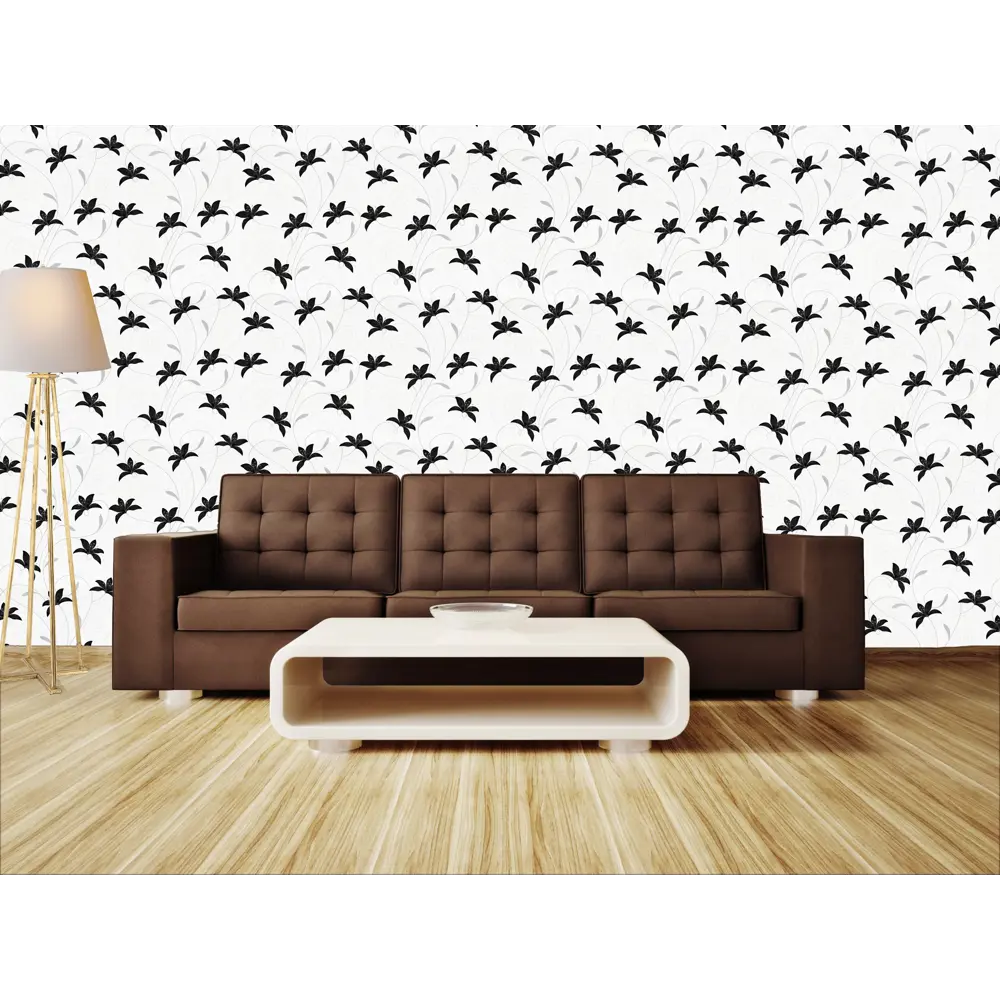 Обои флизелиновые Vilia Вояж чёрные 1.06 м 1145-21 STLM-2018601 - Вид №3