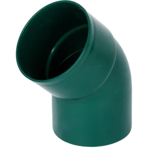 Отвод водосточной трубы 45/80 цвет зеленый