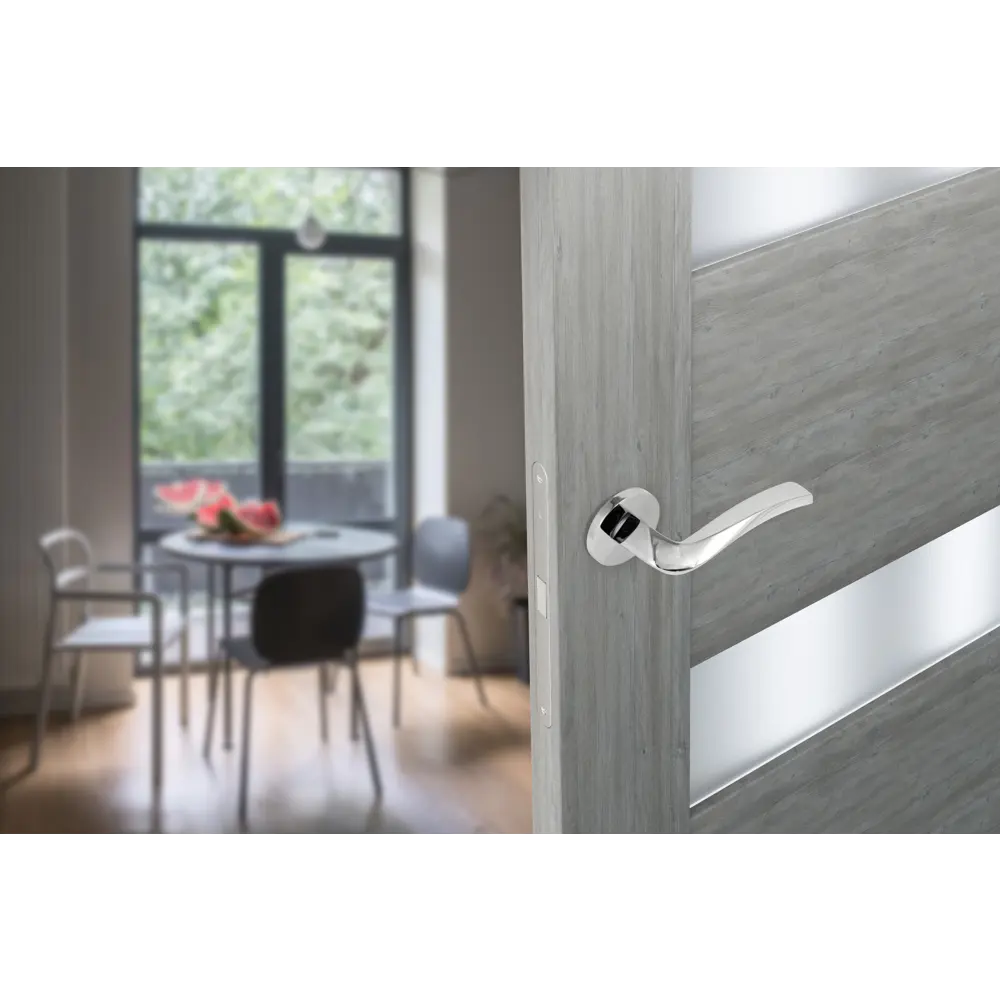 Дверные ручки EDSON EDS-102H-R2 хром для межкомнатных дверей 85168438 STLM-0059323 - Вид №7