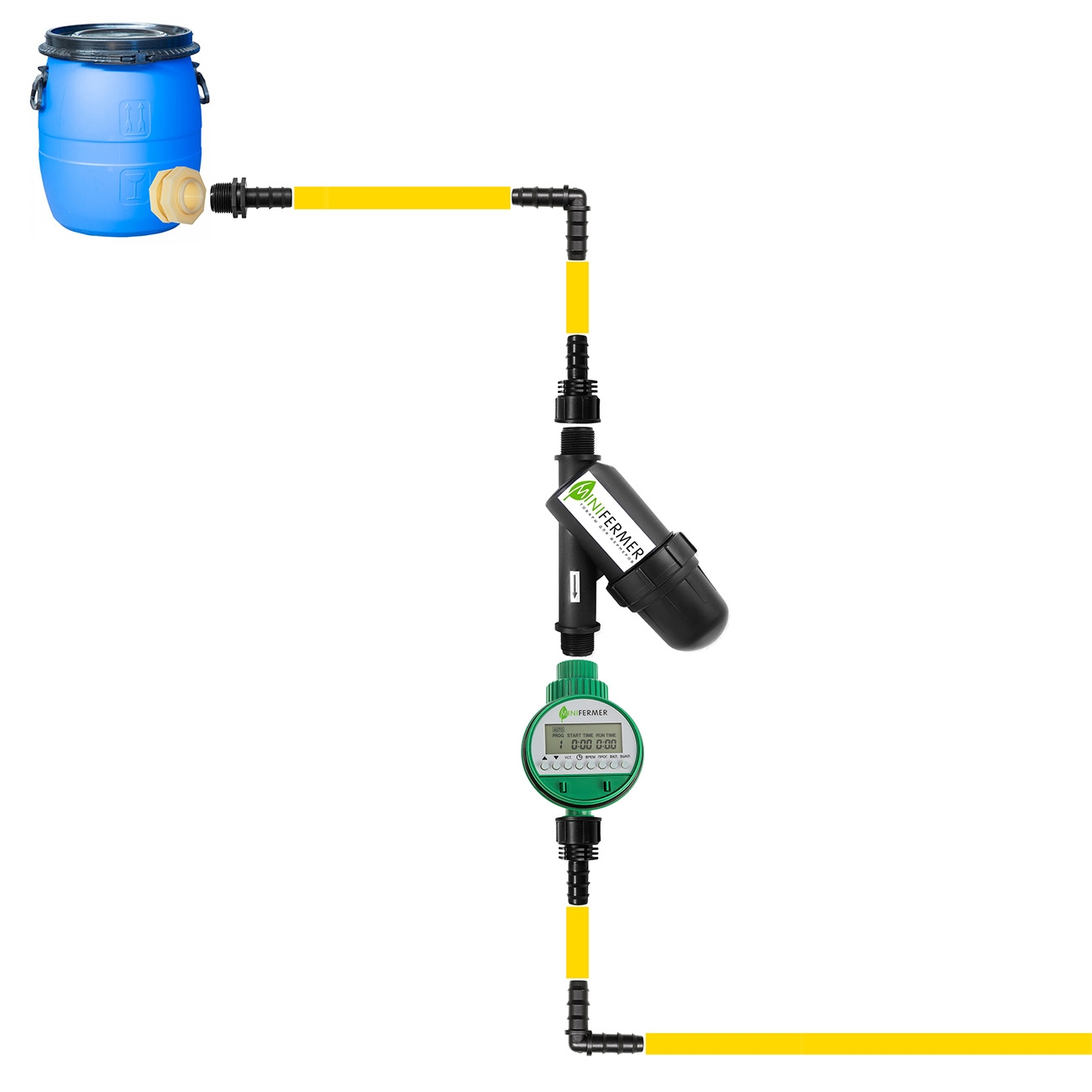 9013 Старт из бочки с фильтром и таймером LAB.Space 