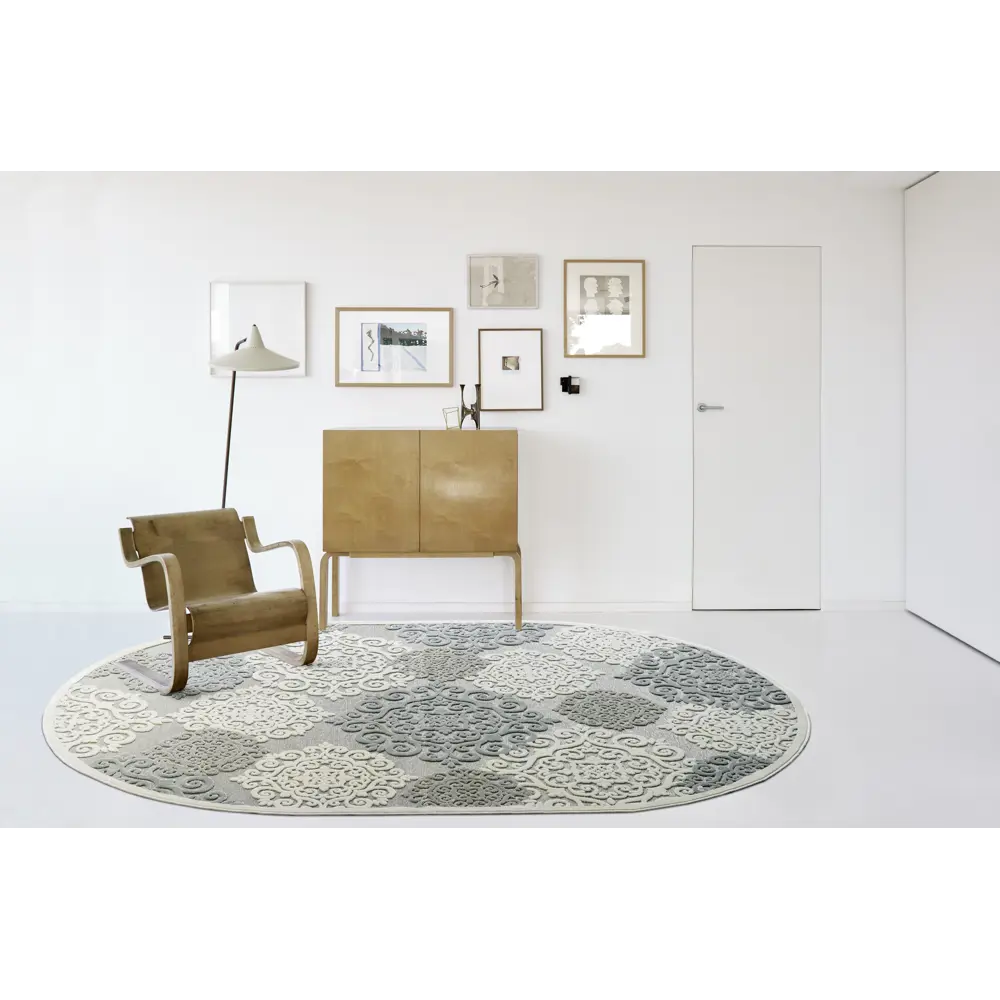 Ковер вискоза Genova 001-655590 160x230 см цвет бежевый RAGOLLE STLM-2037335 - Вид №5