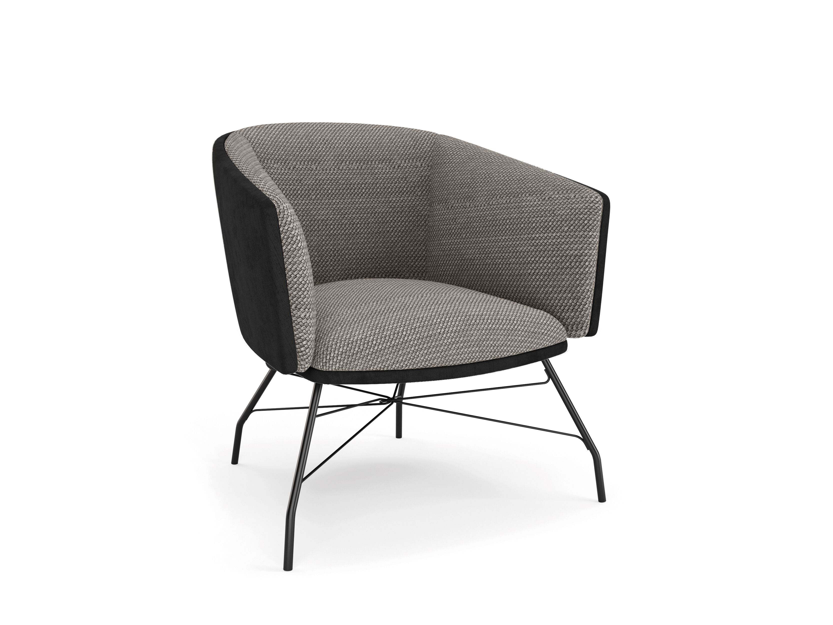 Тканевое кресло с подлокотниками PRADDY Metro ARCH-00147514