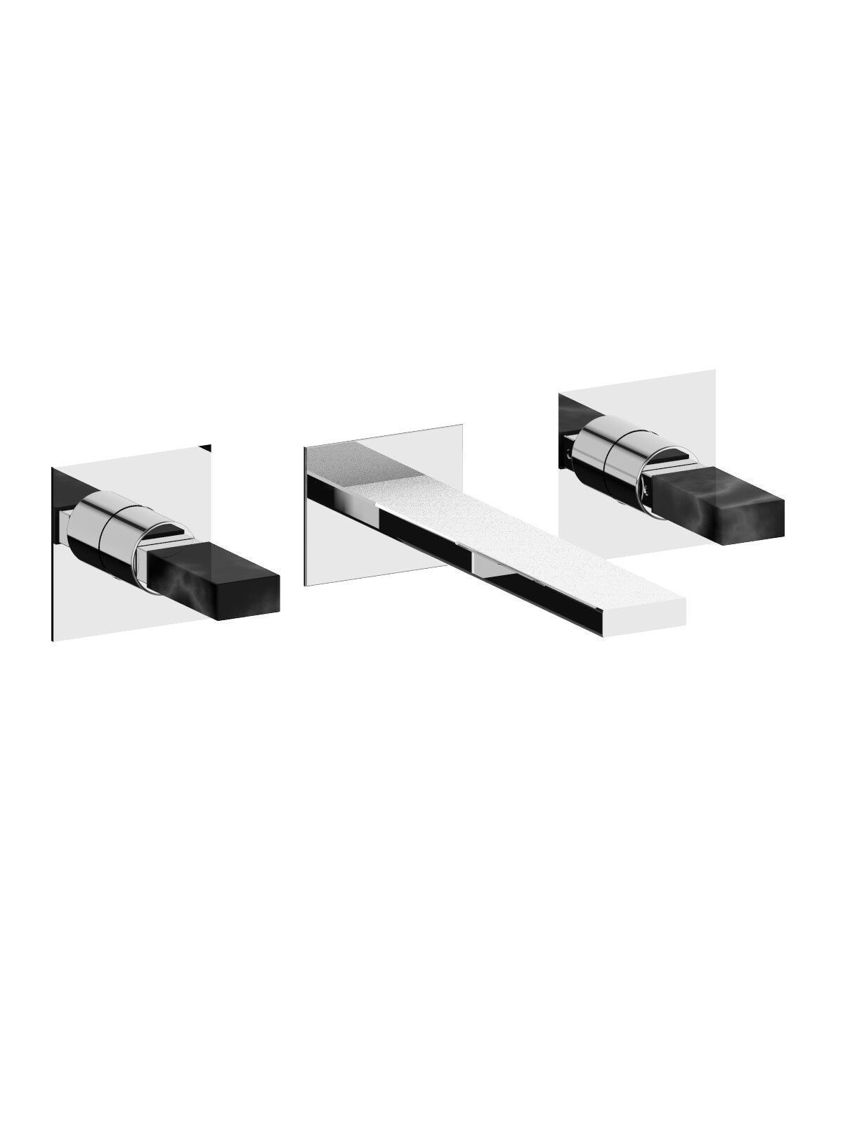 Настенный смеситель для раковины с 3 отверстиями без слива Rubinetterie Frattini Vita Due ARCH-00124133 - Вид №13