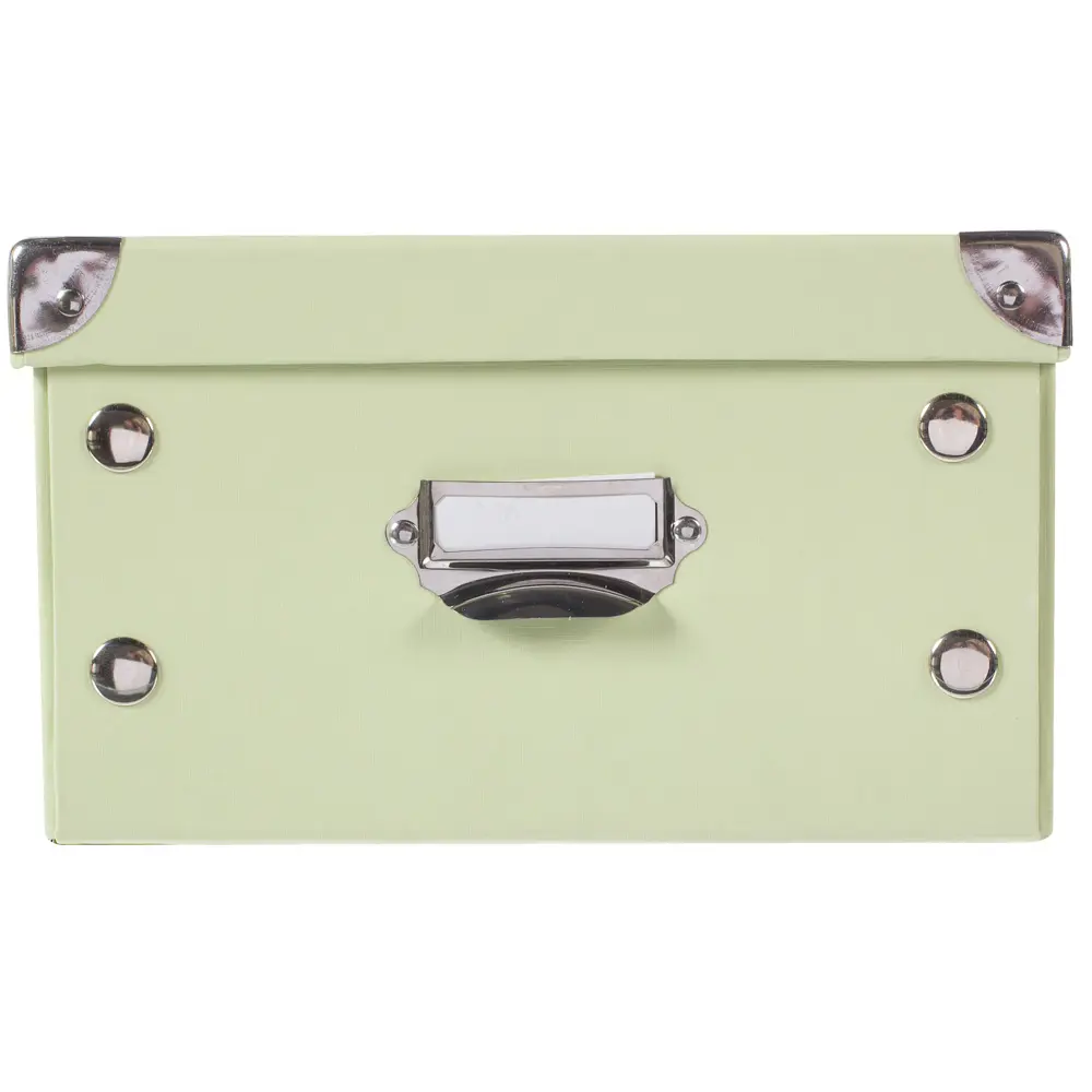 Коробка 31x13x22.5 см, картон, цвет зеленый STORIDEA STLM-2190682 - Вид №2