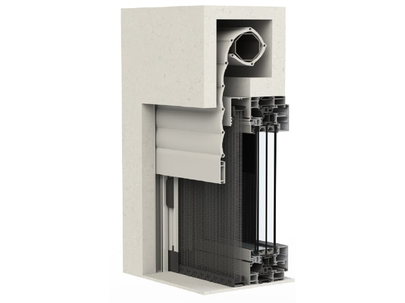 Плиссированная встраиваемая москитная сетка Mv Line москитные сетки-встраиваемые сбоку ARCH-00038220