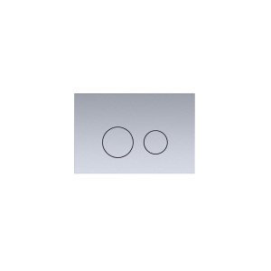 Панель смыва KDI-0000008 Хром матовый R (кнопка круглая) AQUATEK