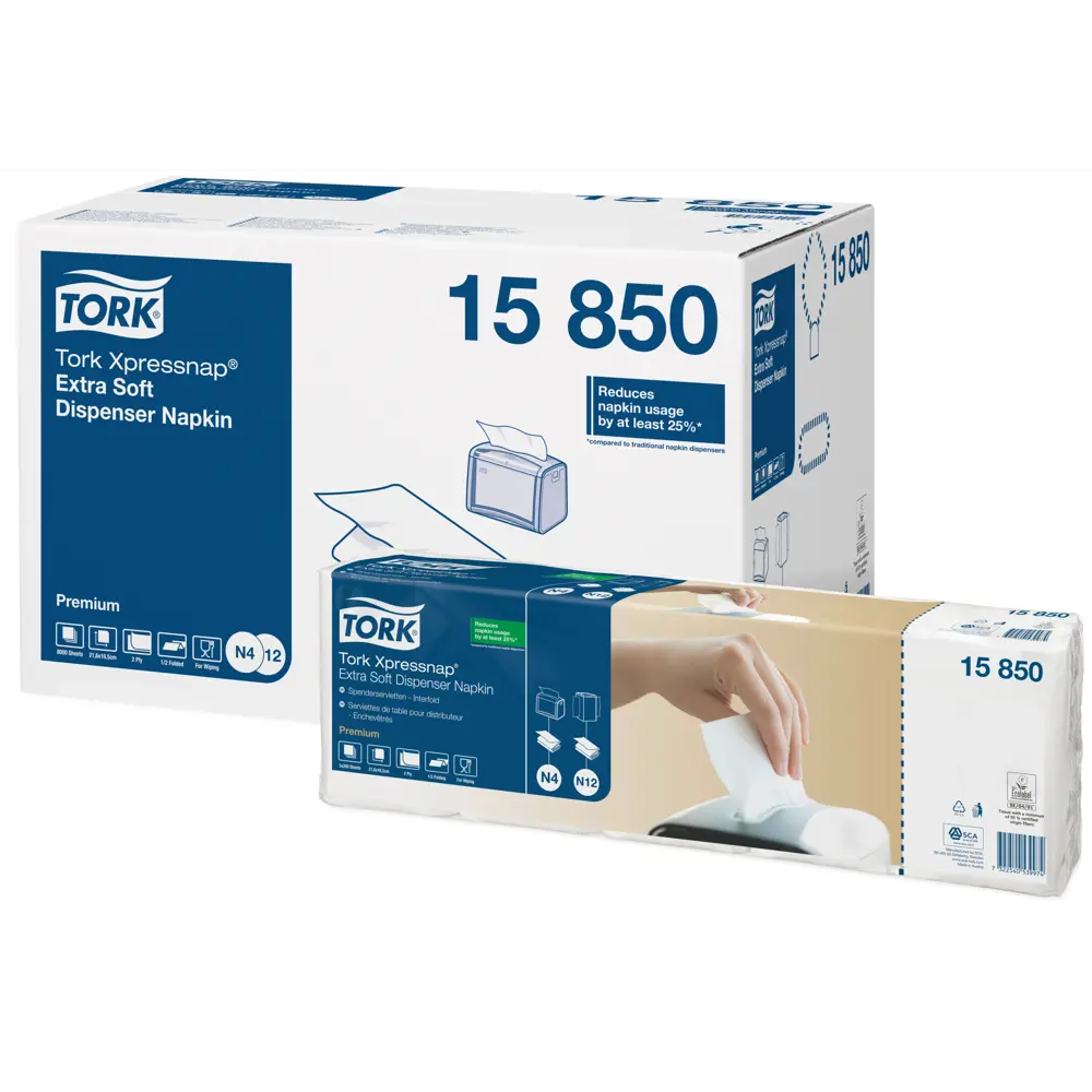 Салфетки для диспенсера Tork одноразовые, 1000 штук STLM-2041348 - Вид №1