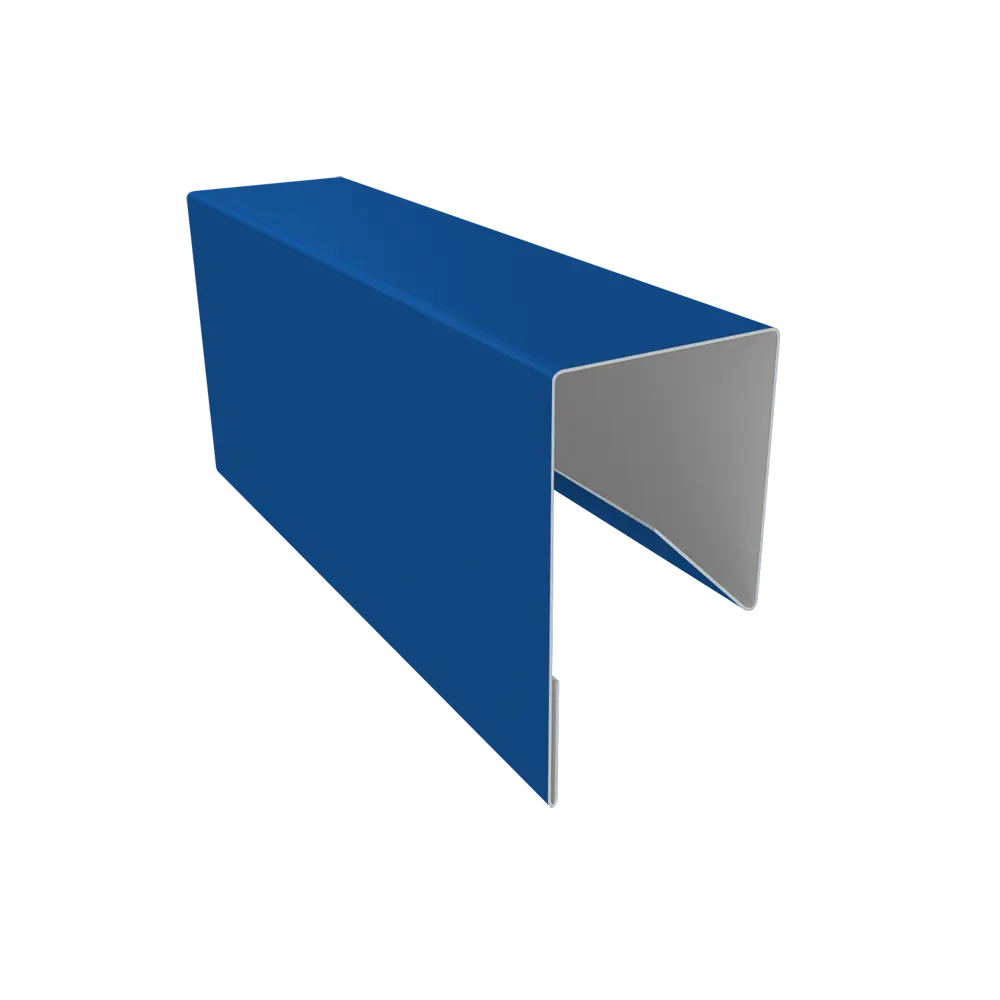 П-планка для профнастила C8 2 м 0.4 мм RAL 5005 синий Santreyd STLM-2111955