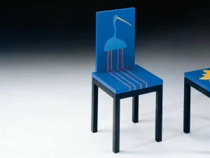 Mirabili Лакированный стул из ламината Mirabili arte d'abitare