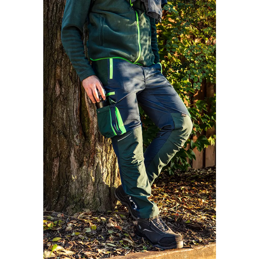 Брюки рабочие Neo Tools Premium темно-синие/зеленые размер L рост 181-184 STLM-2166924 - Вид №7