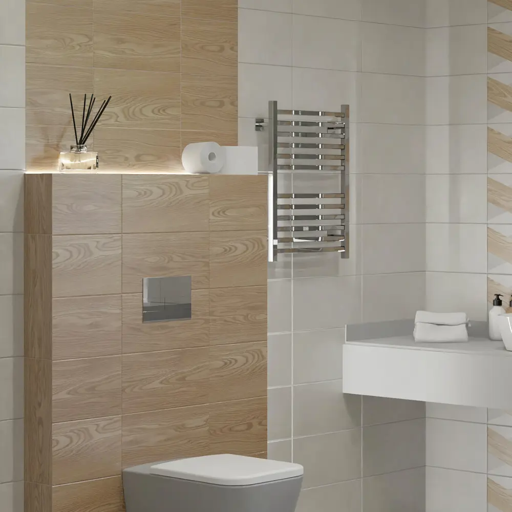 Настенная плитка KREAFORTA Mersey Woody 20x40 см 1.62 м² матовая цвет бежевый STLM-2098173