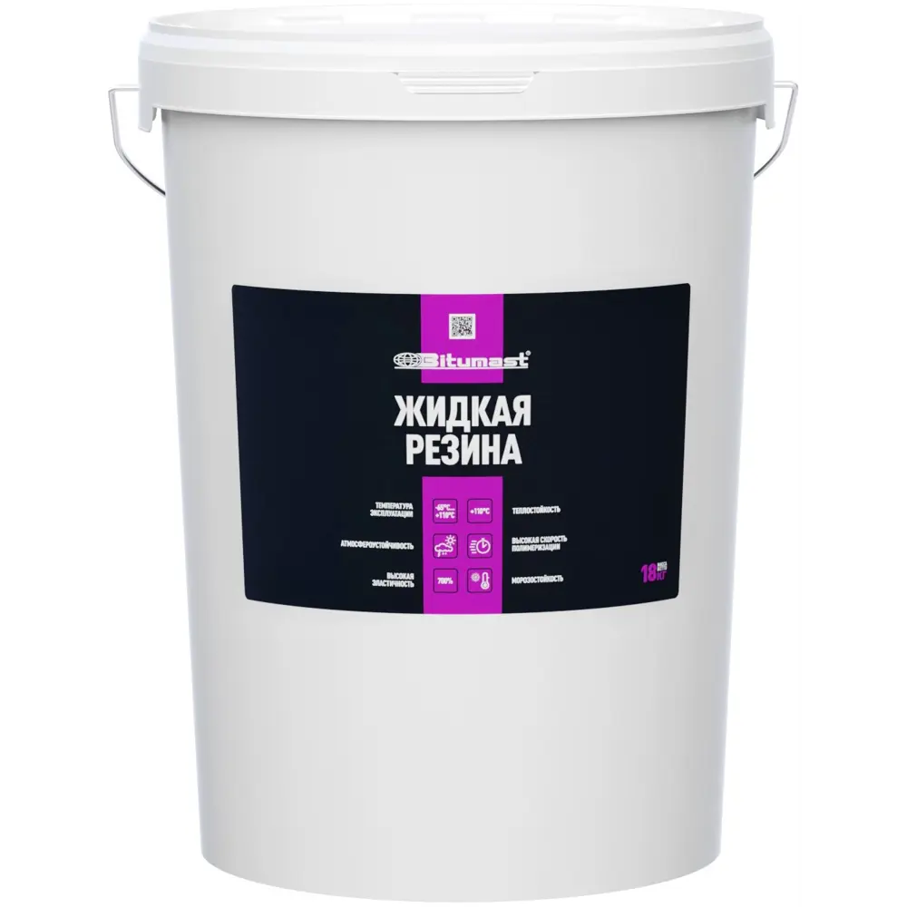 Мастика гидроизоляционная Bitumast для кровли 18 кг Не применимо STLM-2161190