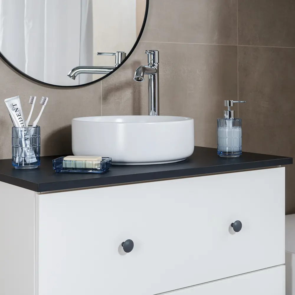 Дозатор для жидкого мыла Verran Norwa из стекла в небесно-голубом цвете 89384192 STLM-1579821 - Вид №7