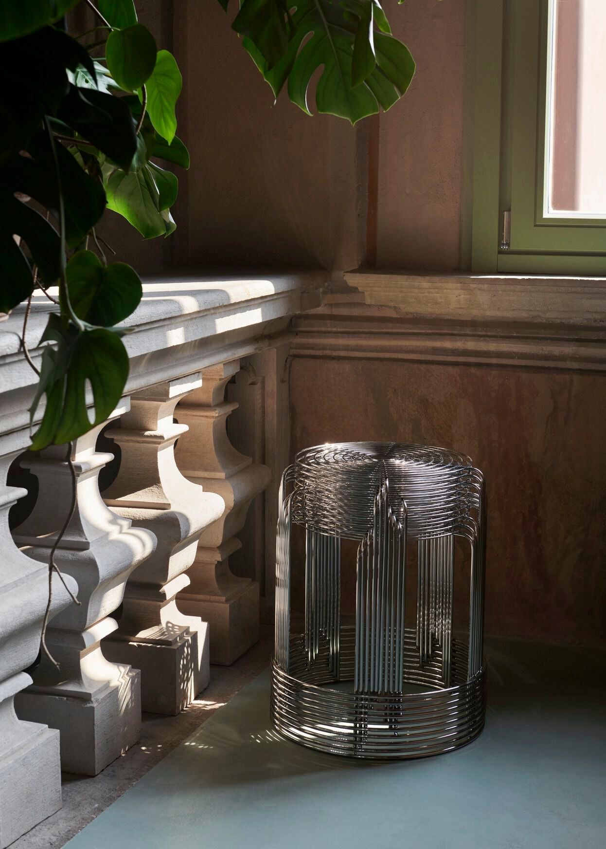 Штабелируемый стул из нержавеющей стали &Tradition WIRE STOOL VP11 ARCH-00002251 - Вид №2