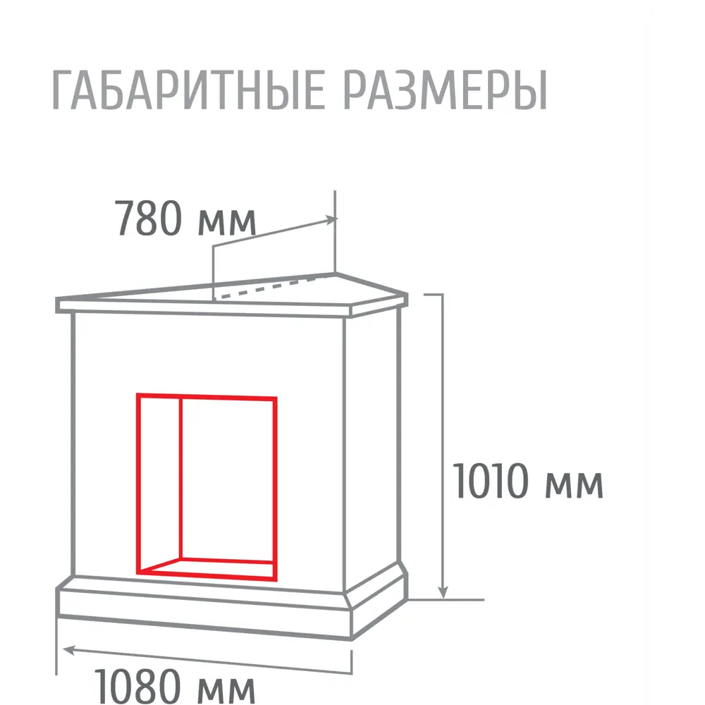 Обрамление угловое Elford Corner 25 для электрического очага REALFLAME STLM-2032116 - Вид №3