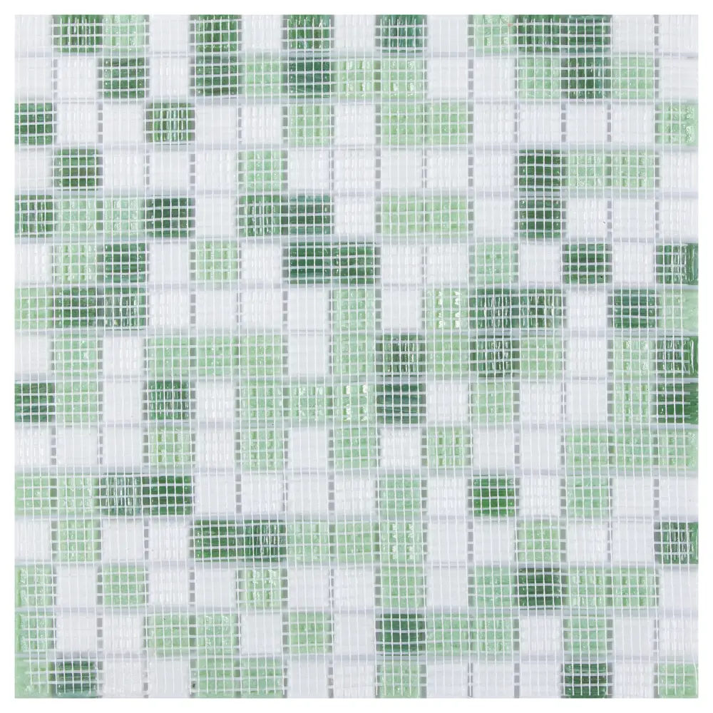 Мозаика, 32.7х32.7 см, стекло, цвет белый Santreyd STLM-2050218 - Вид №1