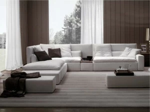 Frigerio Salotti Модульный диван из ткани с высокой спинкой Dominio