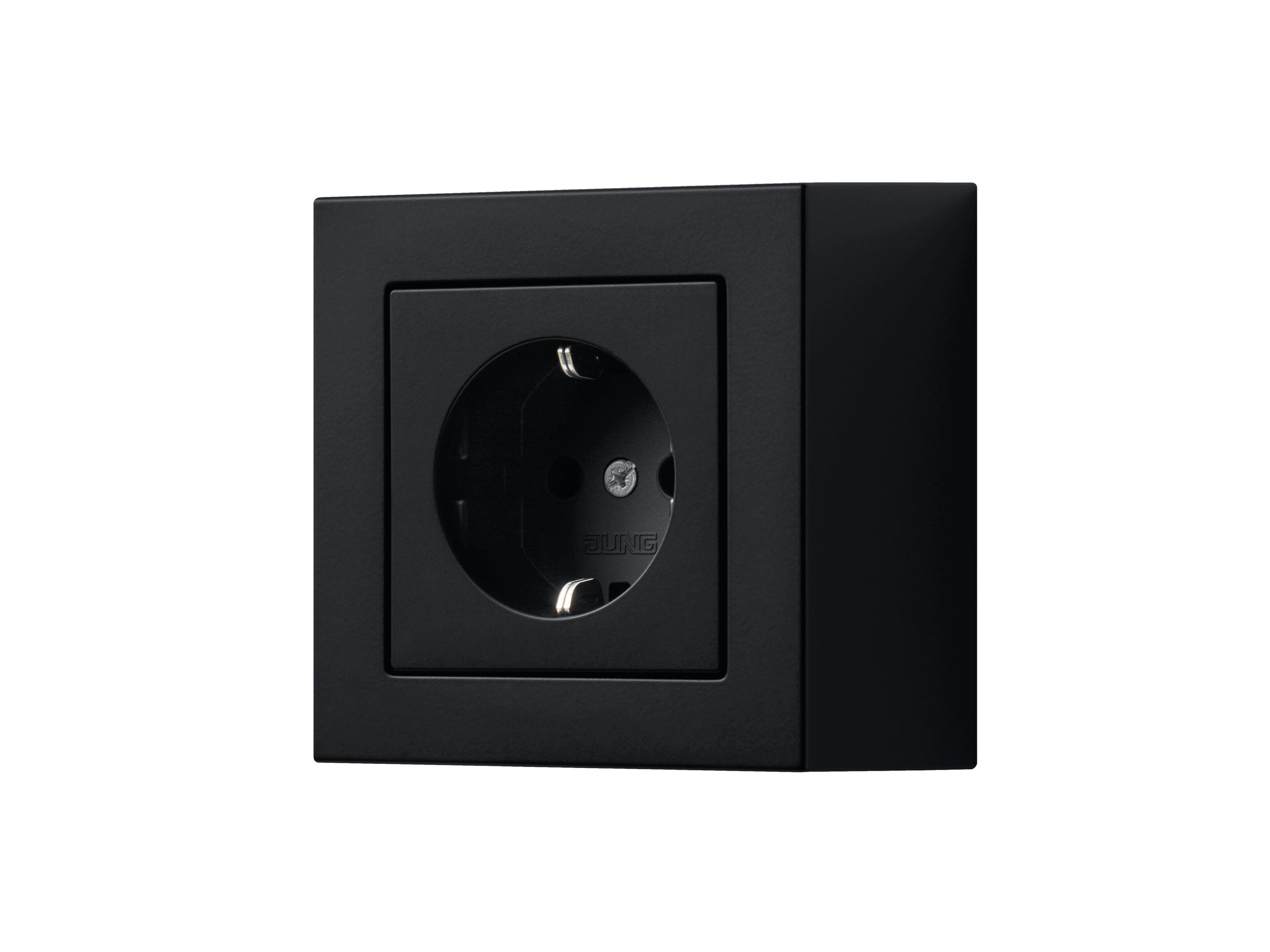 Пластиковая электрическая розетка schuko JUNG A CUBE ARCH-00076908