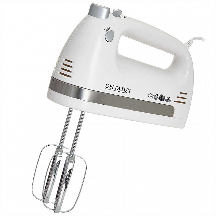 5354879 Миксер DELTA LUX DE-7705 серебристый STDN-0121617