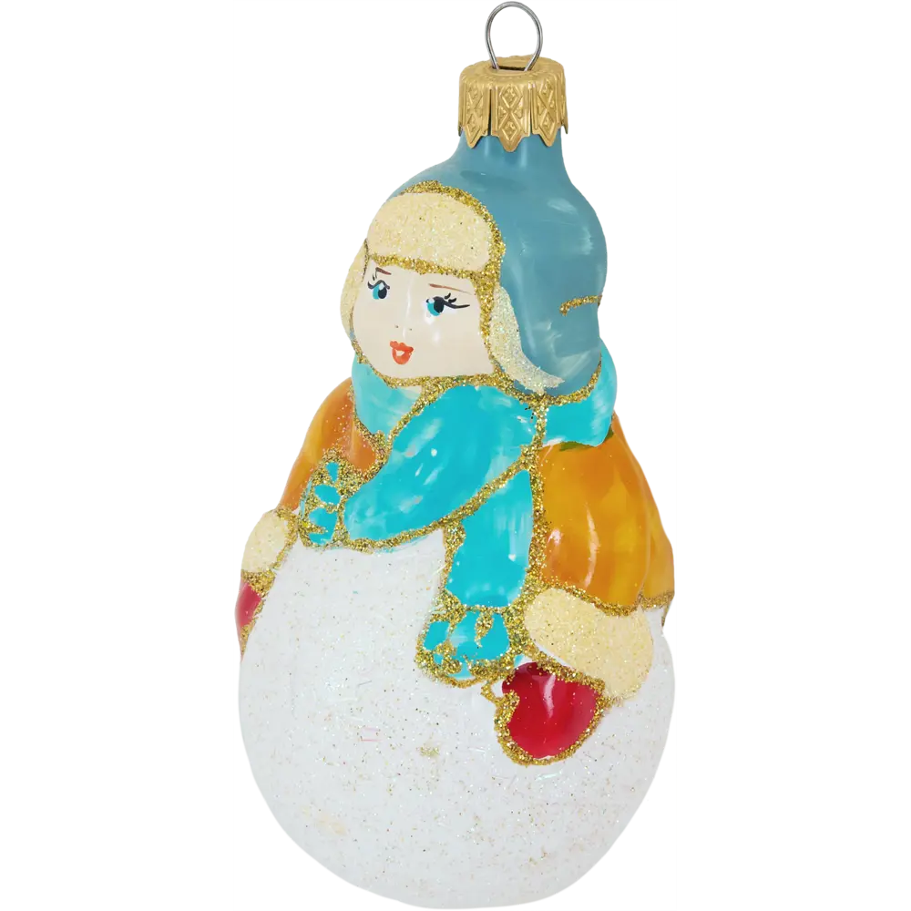 Ёлочное украшение «Мальчик со снежком» 10 см в коробке 82752930 STLM-2072036 Santreyd 