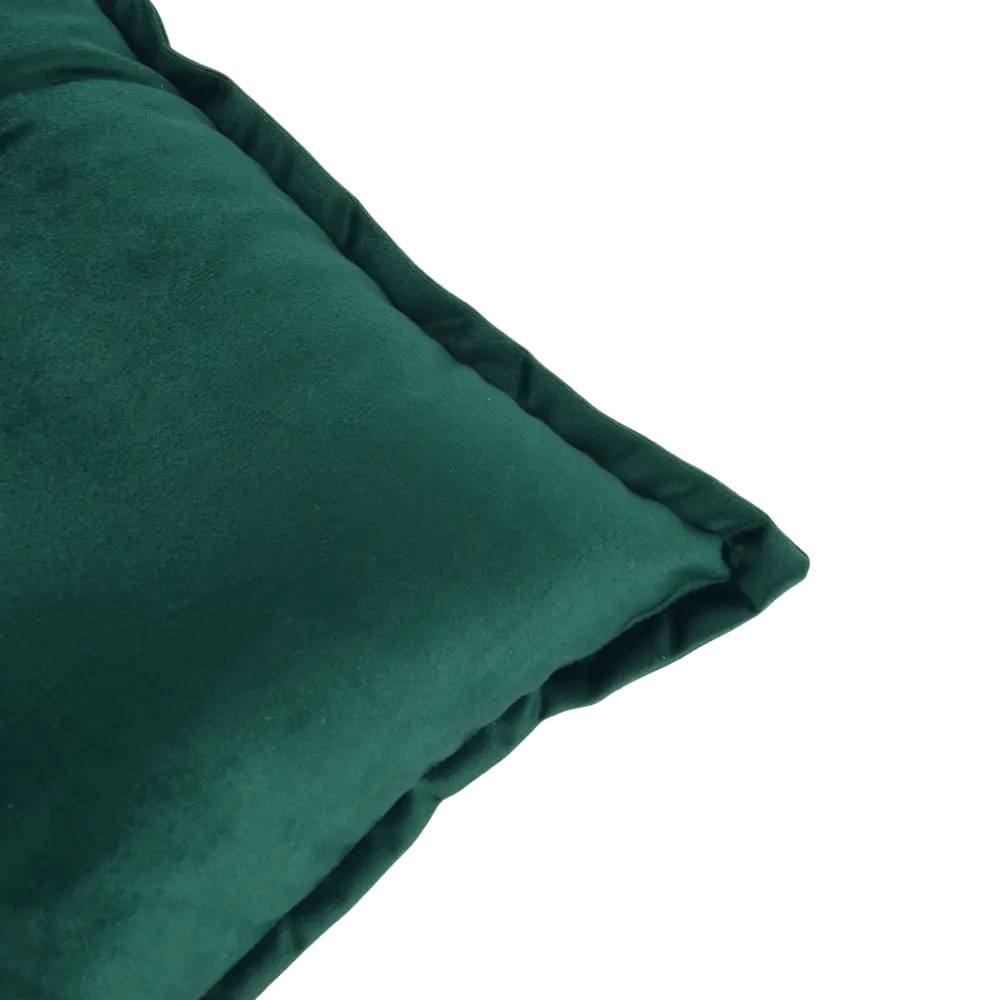 Подушка с пуговицей Бархат 43x43 см цвет изумруд 89112397 STLM-2210831 LINEN WAY  - Вид №2