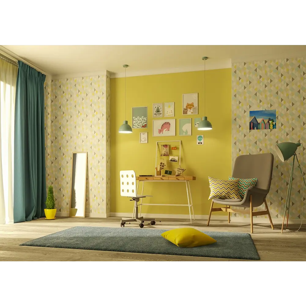 Обои флизелиновые A.S. Creation New Look зелёные 0.53 м 340542 STLM-2005189 - Вид №4