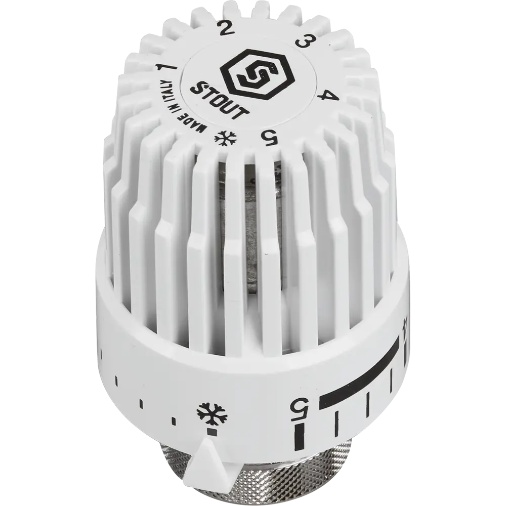 Термостатическая головка газовая Stout SHT-0001-003015 M30x1.5 белая STLM-2090308