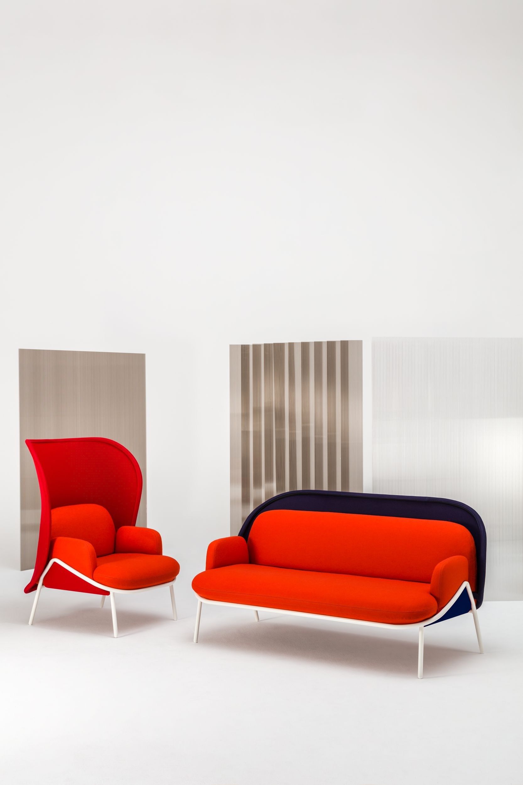 2-местный тканевый диван с огнестойкой обивкой MDD сетка ARCH-00081575 - Вид №12