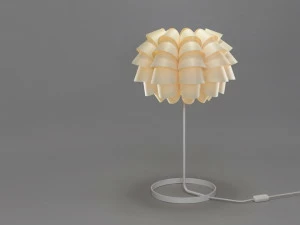 SENCE Светодиодная настольная лампа ручной работы из шпонированного дерева Furu9