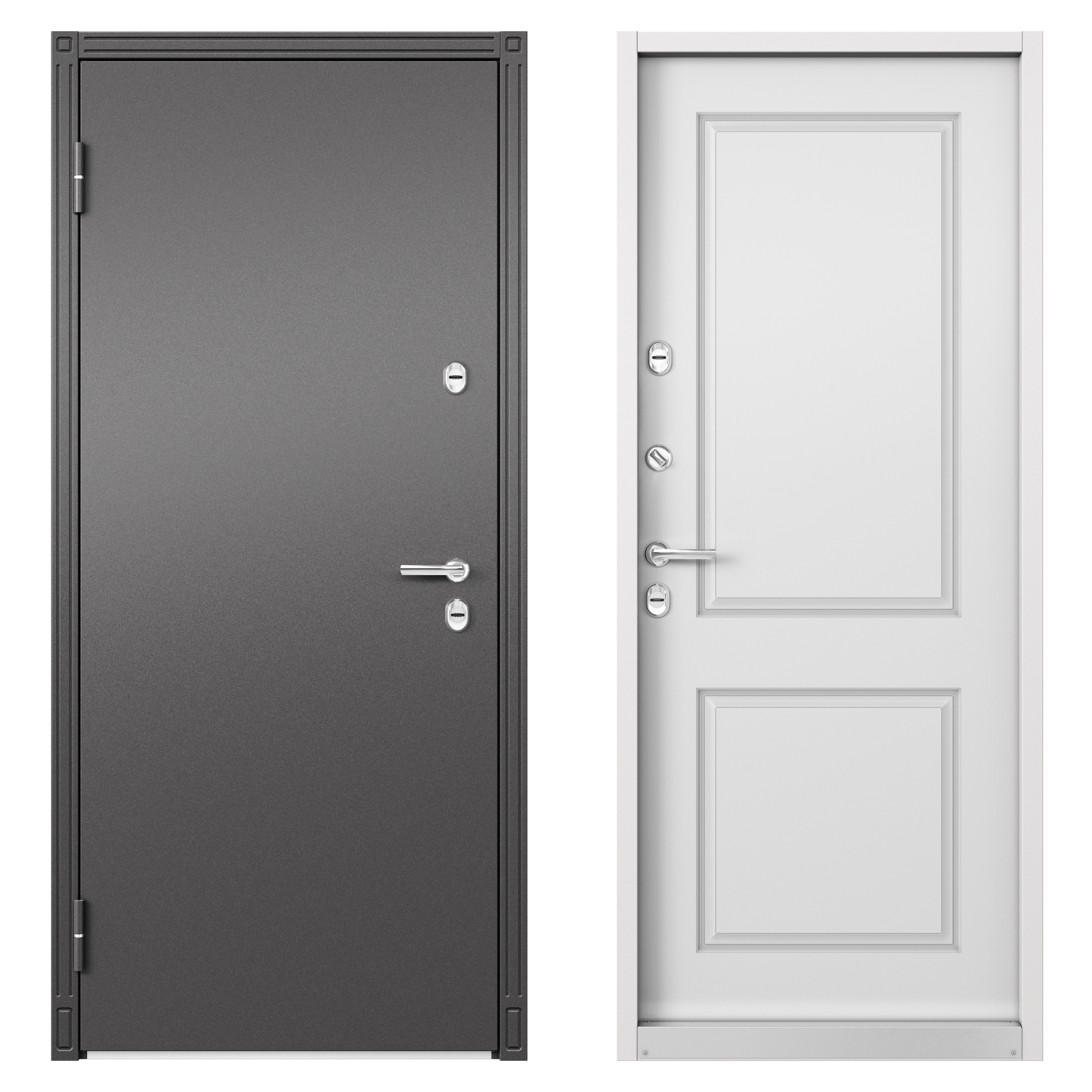 82858728 Дверь входная металлическая Термо Австралия эмаль, 950 мм, левая, цвет белый STLM-0037171 TOREX