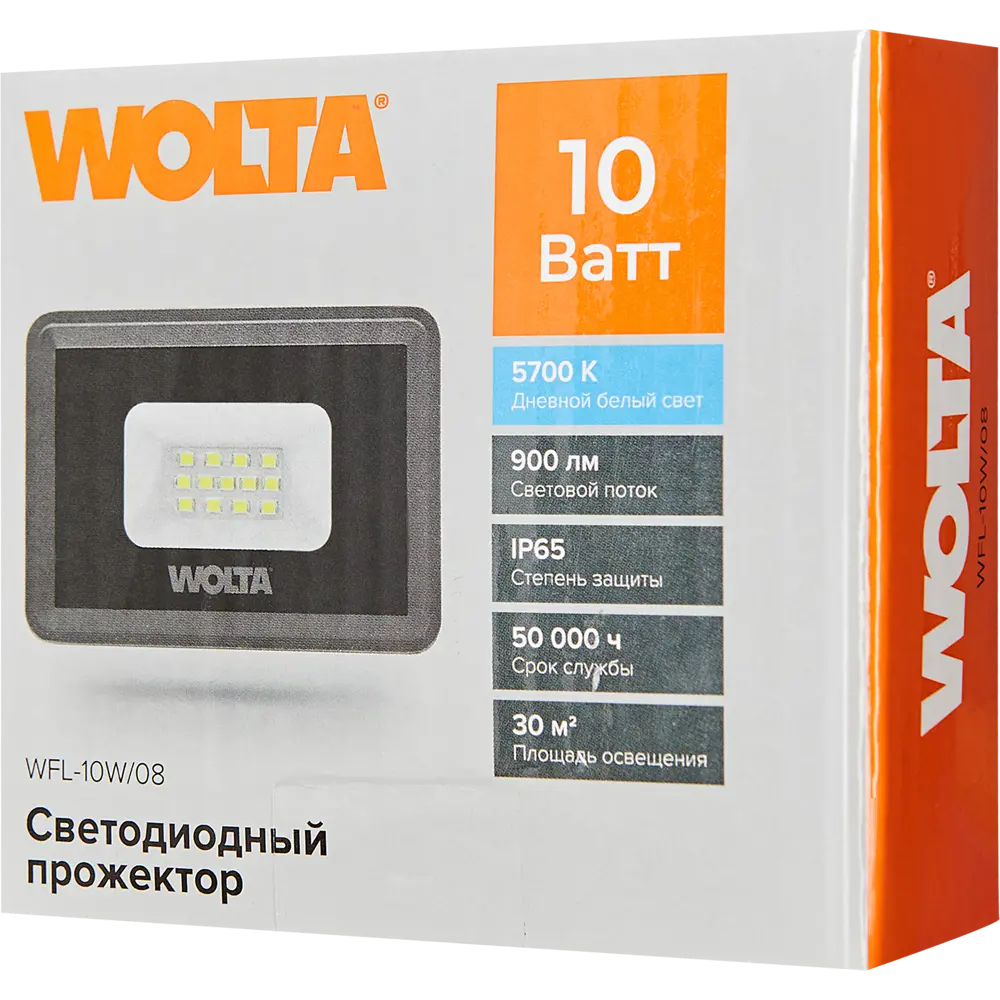 Wolta LED-прожектор уличный 10Вт с холодным белым светом 89417236 STLM-1567264 - Вид №5
